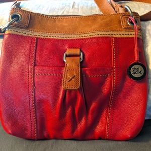 The Sak cherry Kendra Crossbody
